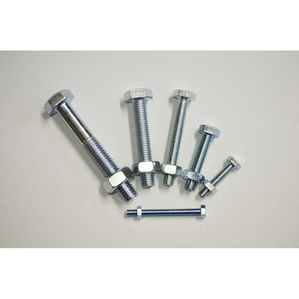 4pc Hex Head Bolt M10x60