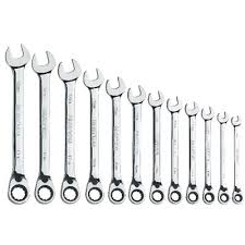 12 pc Ratchet Socket Wrench fix head