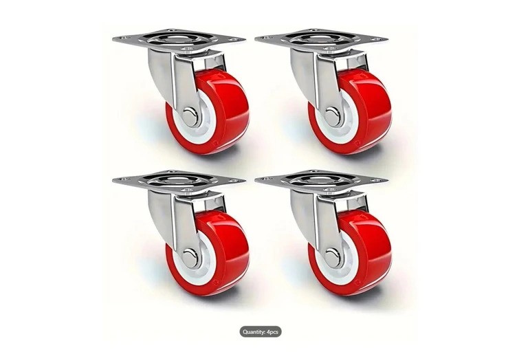 4 pcs castor wheel 2" carded