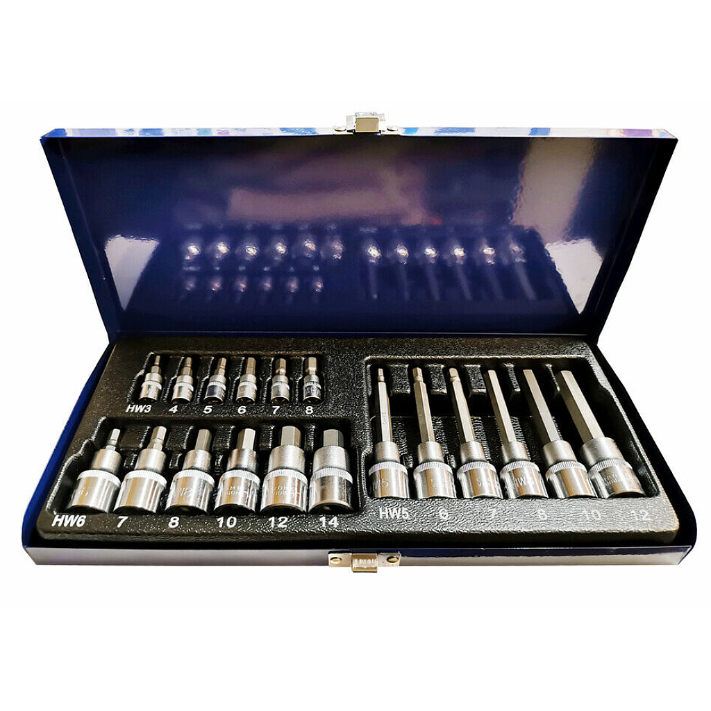 19 pcs Hex Key blue case