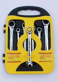 7 pc Ratchet Socket Wrench fix head 